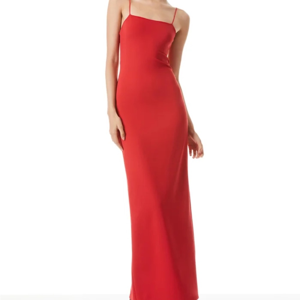 Elegant Red Maxi Dress